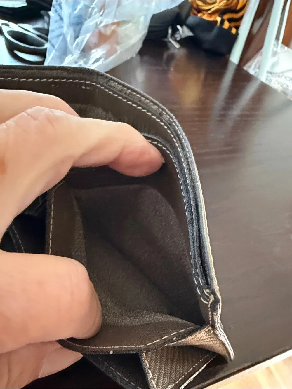 FENDI Brown Monogram Canvas Wallet - Slim Bi-Fold
